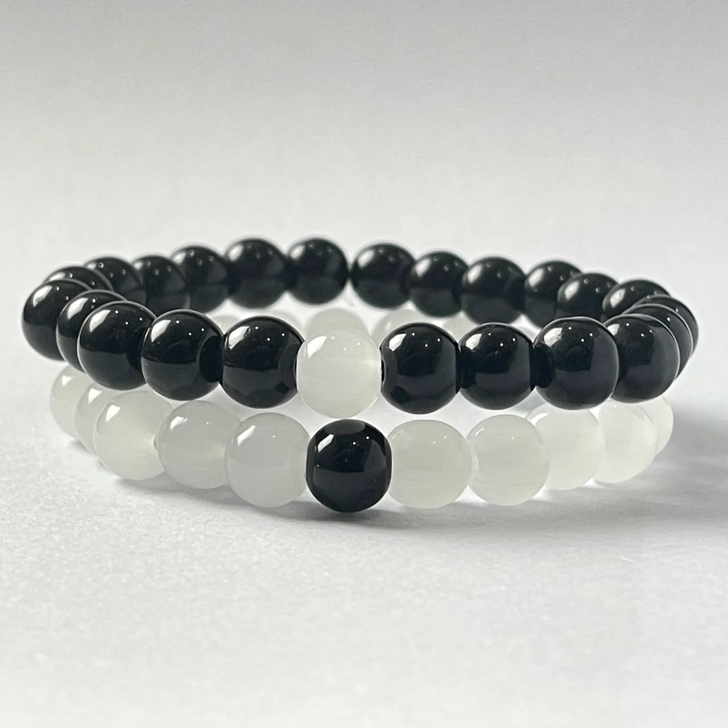 Black & White Harmony Bracelet Set