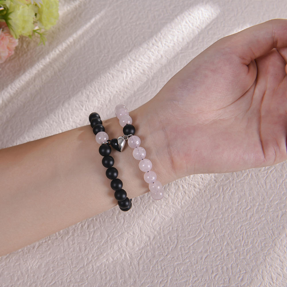 Heart Charm Bracelet Set