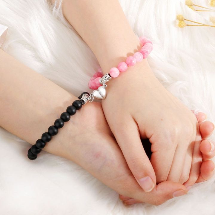 Heart Charm Bracelet Set