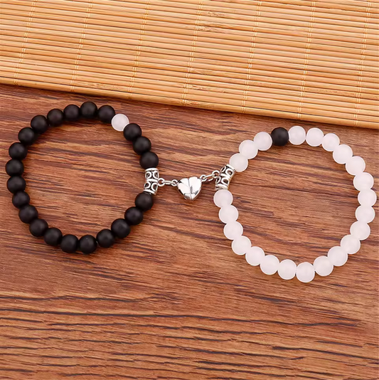 Heart Charm Bracelet Set