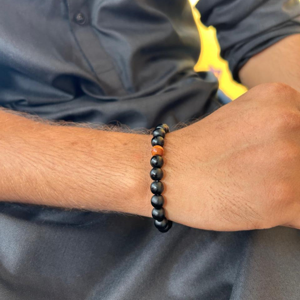 Matte Onyx Bracelet Set