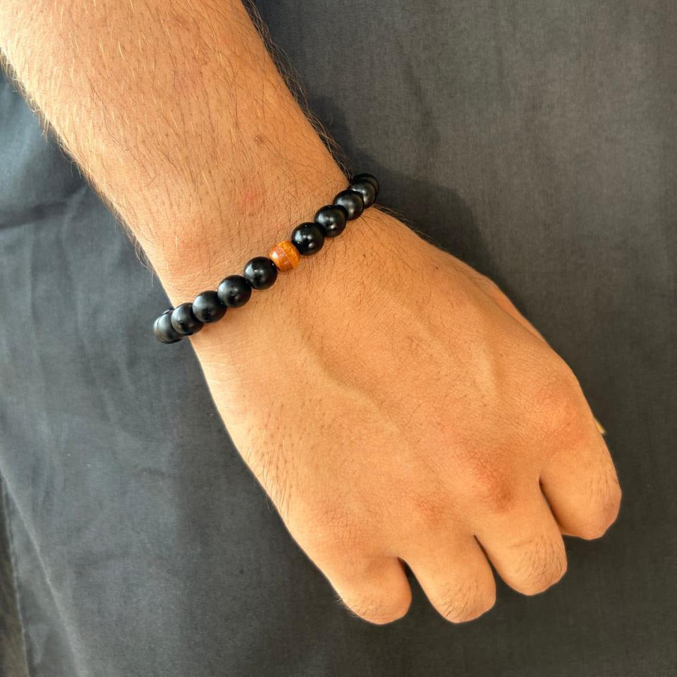 Matte Onyx Bracelet Set