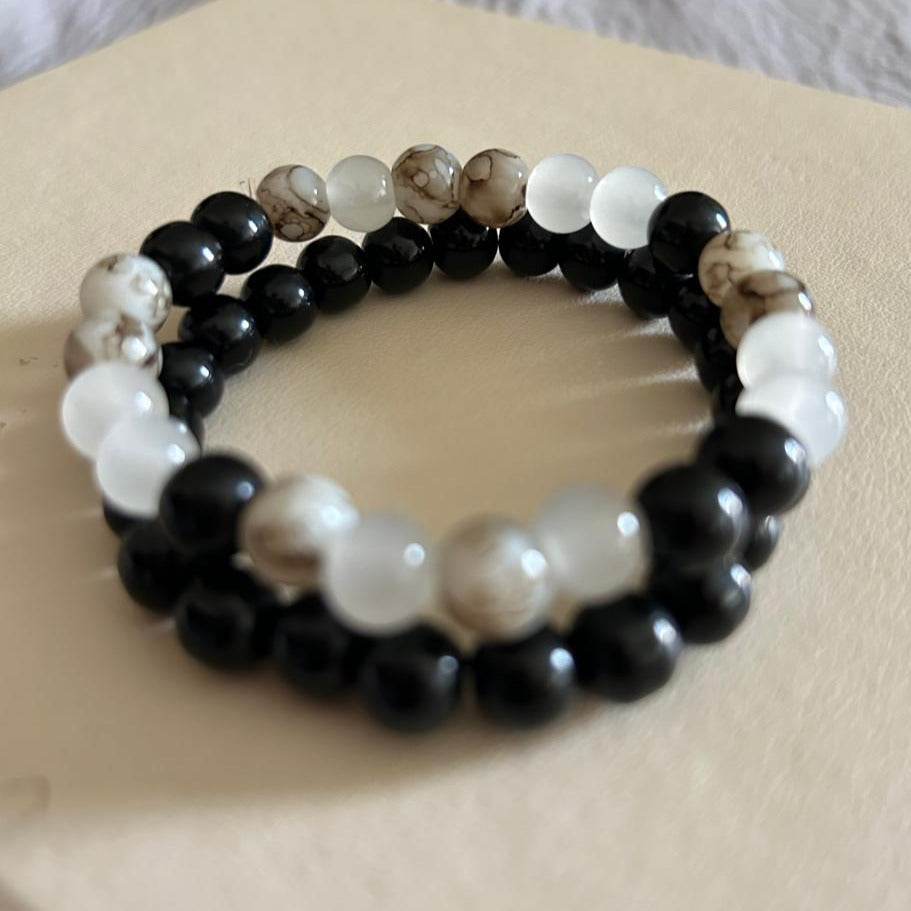 Monochrome Stone Duo
