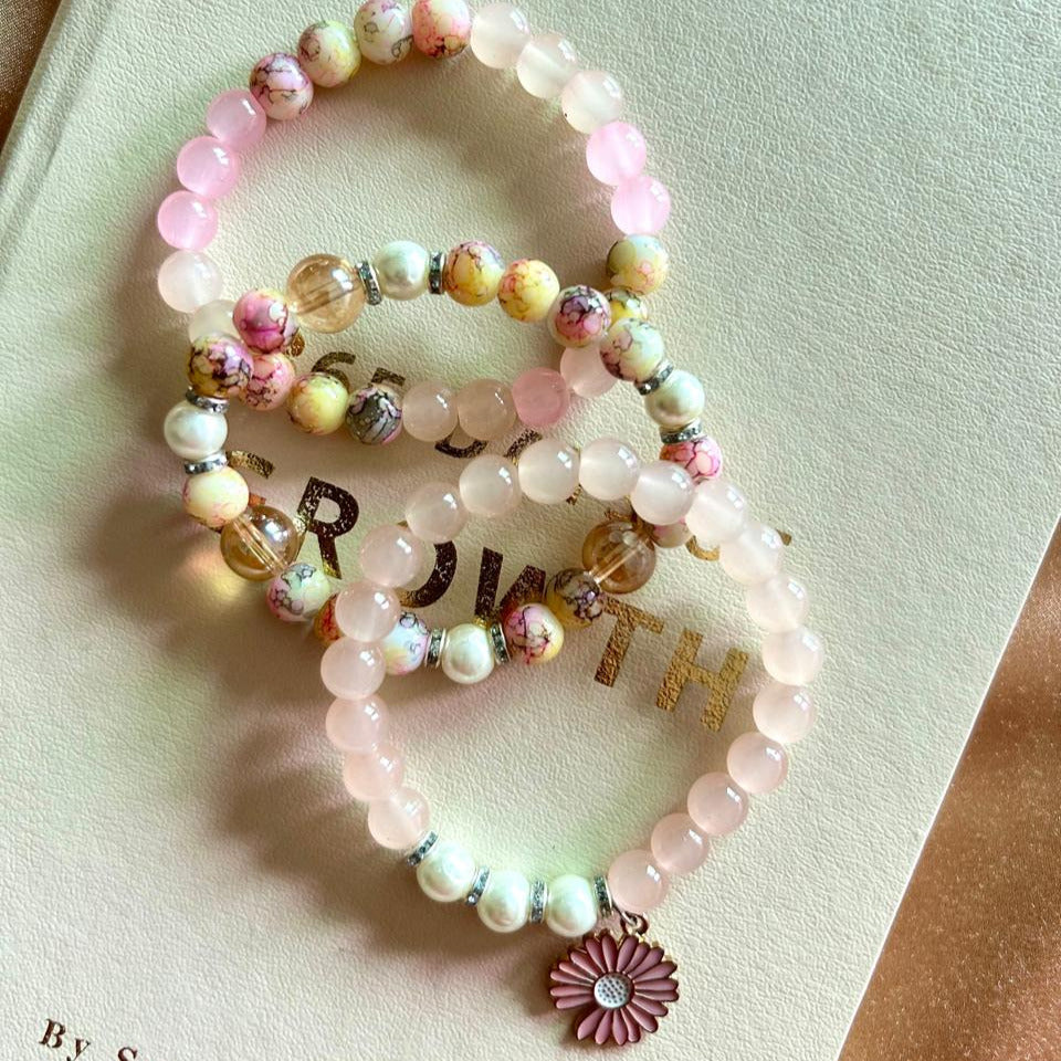 Bloom & Blush Bracelet Duo