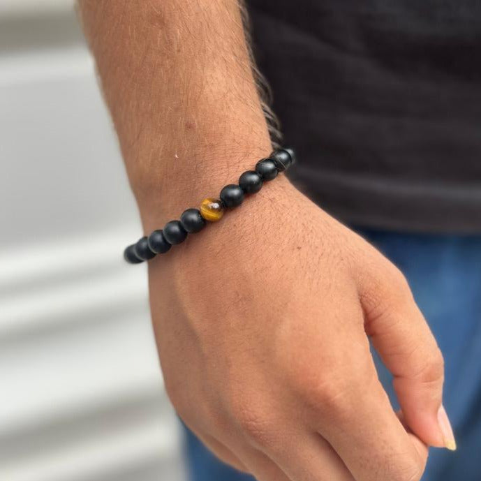Alpha Stone Beaded Bracelet