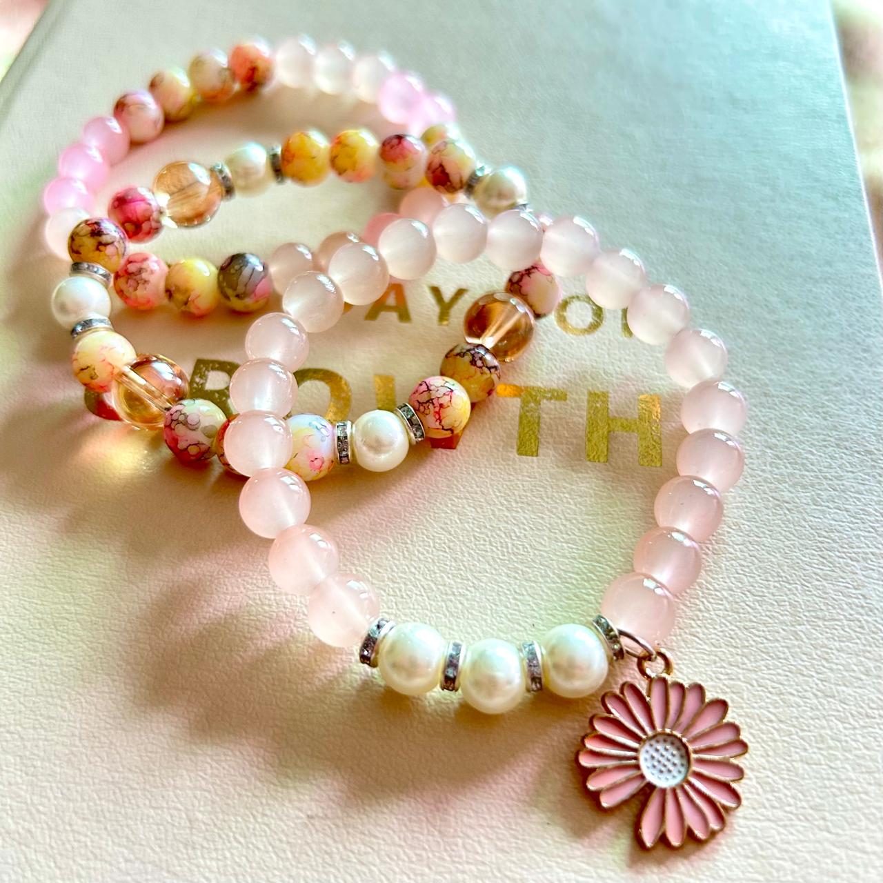 Bloom & Blush Bracelet Duo